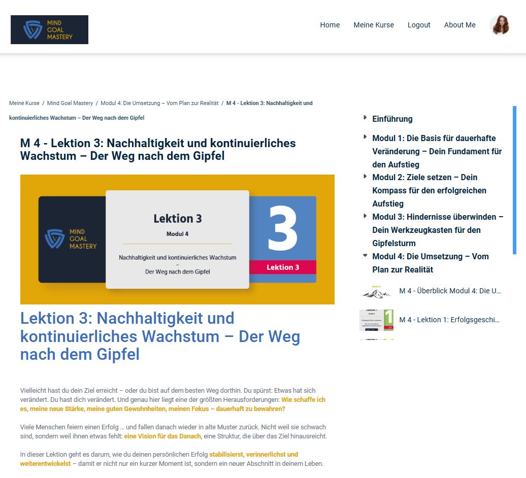 Der Kurs - Mind Goal Mastery